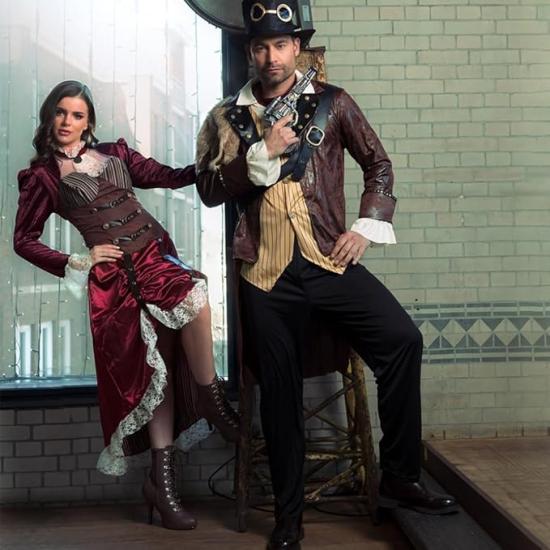 Disfraz de señorita Steampunk para mujer