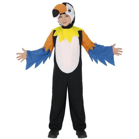 Disfraz de Tucán infantil – Mono con capucha para Carnaval y fiestas escolares