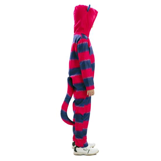 Disfraz Gato de Cheshire infantil unisex – Mono con capucha