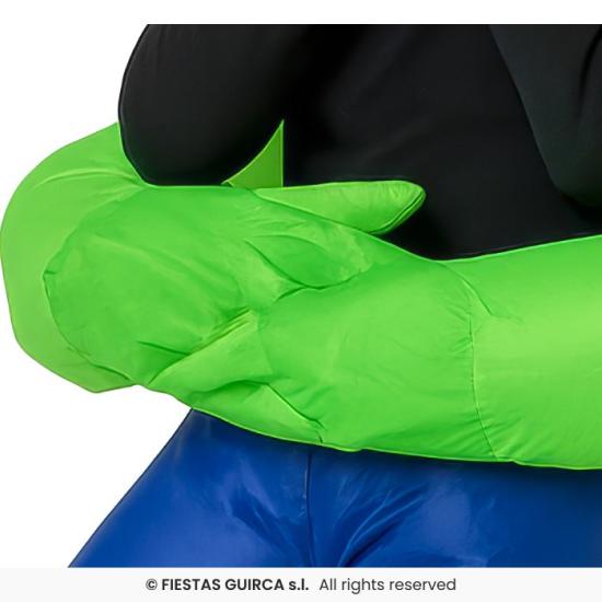 Disfraz Hinchable Infantil Alien Secuestrador de Niños – Incluye Traje con Ventilador