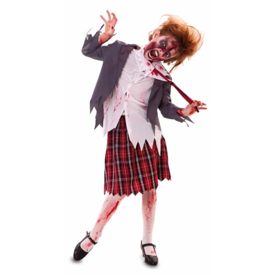 Disfraz Colegiala Zombie.niña