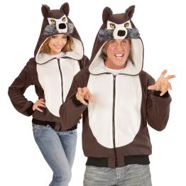 Disfraz Lobo Sudadera con Capucha Unisex
