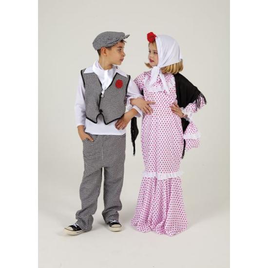 Disfraz Madrileña Lujo talla niña