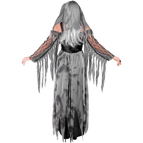 Disfraz “Novia Muerta” para mujer – vestido largo con velo