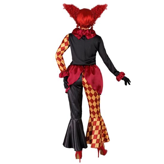 Disfraz Payaso de Terror para Mujer – Chaqueta, Gorguera y Pantalones