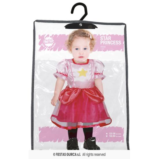 Disfraz Princesa Rosa Bebé - Disfraz Princesa Estrella Niña