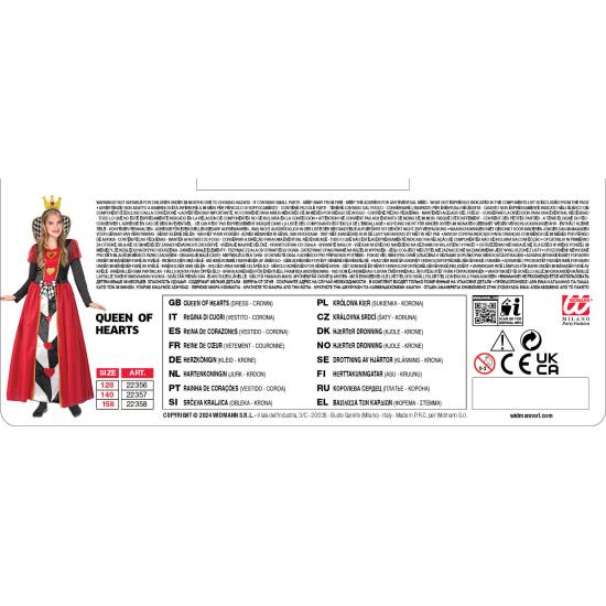 Disfraz Reina de Corazones infantil