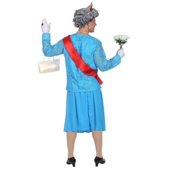Disfraz Reina Isabel de Inglaterra adulto .