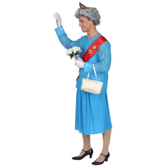Disfraz Reina Isabel de Inglaterra adulto .