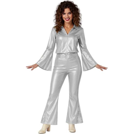 Disfraz Silver Disco para Mujer