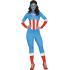 Disfraz  Superheroína Capitán América adulta