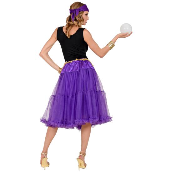 Falda Enagua Tul 65 cms en color Morado