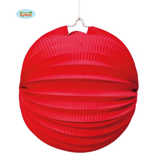 Farol esférico Rojo 20 cms