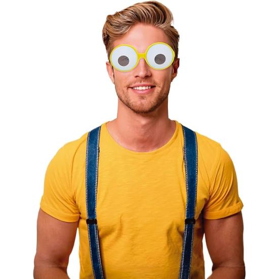 Gafas Amarillas para Disfraces - Minions, Simpsons y más