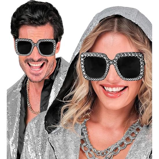 Gafas de Fiesta con Brillantes y Cristales Tintados