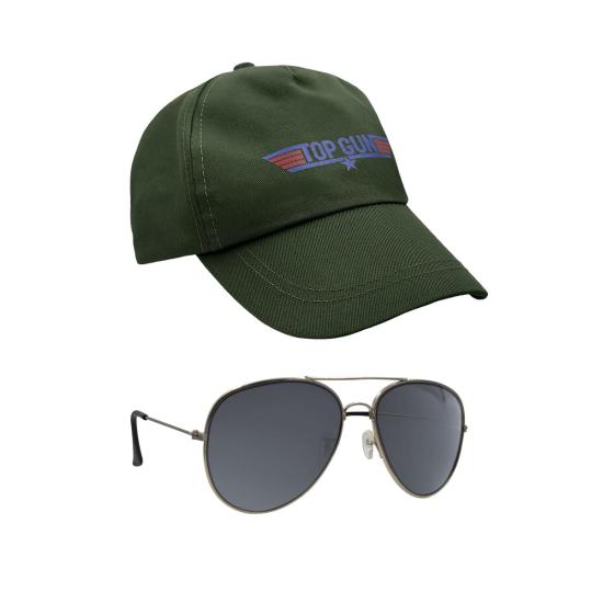Kit gorra y gafas Top Gun