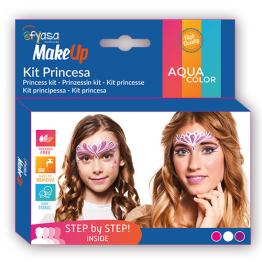 Kit princesa 3 colores al agua 3 x 2 gr