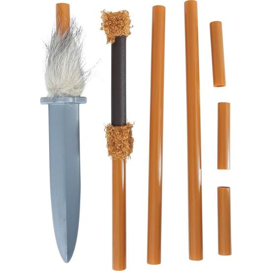 Lanza Indígena de Juguete Desmontable (120 cm) – Accesorio para Disfraces