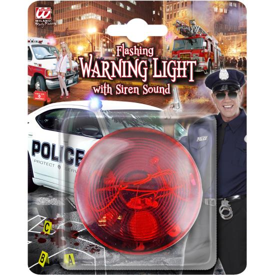 Luz parpadeante de sirena roja