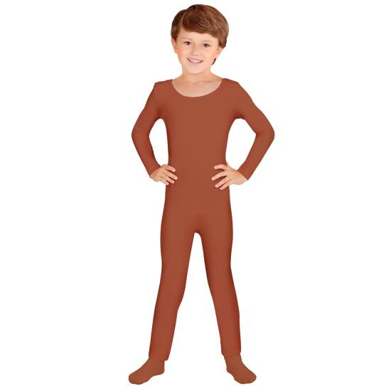 Maillot infantil color Marrón