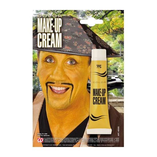 Maquillaje Amarillo facial en tubo  Chinos .