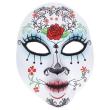 Mascara Catrina Día de los Muertos en Tejido de colores