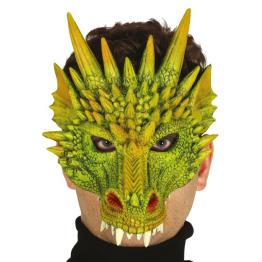 Media Mascara  Dragón Foam Verde