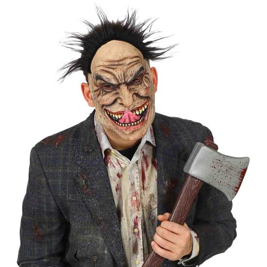 Media Máscara de Asesino Pelo