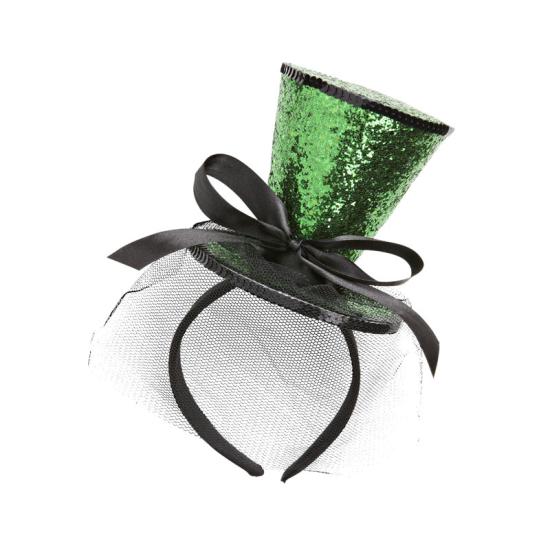 Mini Diadema Sombrero Verde de San Patrick`s