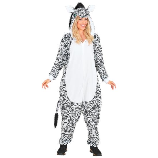 Mono Cebra Unisex de Felpa para Adulto