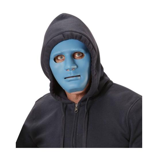 Mascara para disfraces Anonymous azul