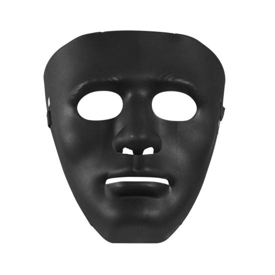 Mascara para disfraces Anonymous Negra.