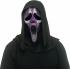 Máscara Brillante de Bufón Ghost Face – Terror con Estilo y Brillo
