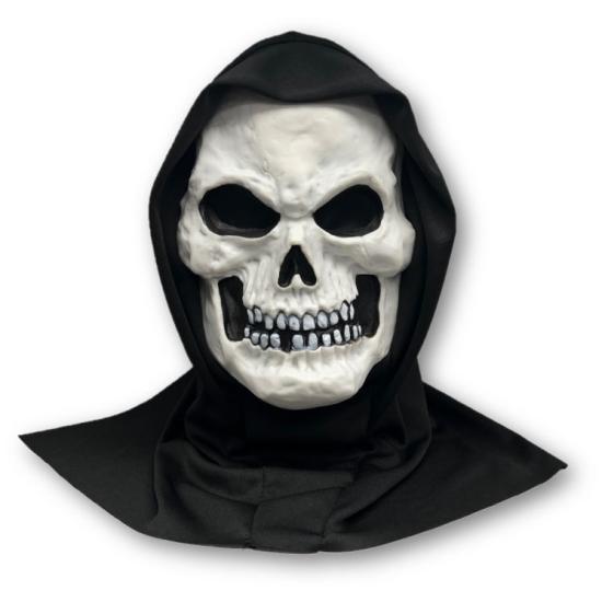 Máscara de calavera GID con capucha