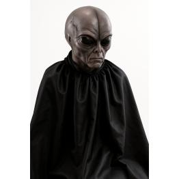 máscara de látex extraterrestre con solapa de cartón