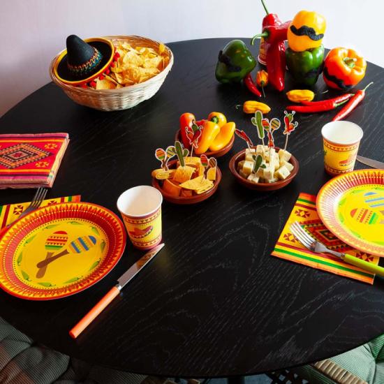 Pack de 20 Servilletas Mexicanas 33 x 33 cms