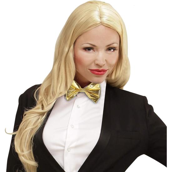 Pajarita Efecto Metálico Adulto Unisex color Oro