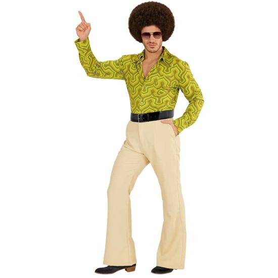 Pantalones de Hombre Años 70 Groovy Beige