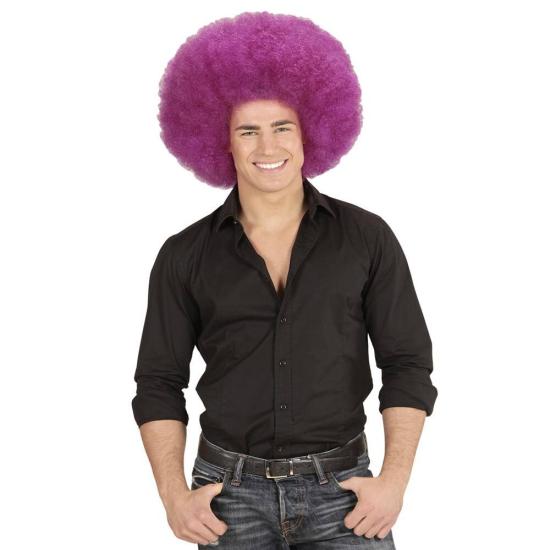 Peluca Afro Sobredimensionada color Violeta