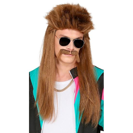 Peluca años 80 Malote para hombre