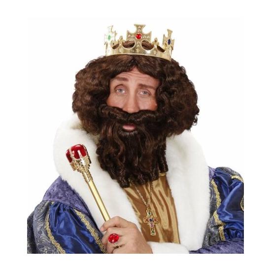 Peluca y Barba con tirabuzones