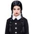 Peluca de Miércoles Addams infantil