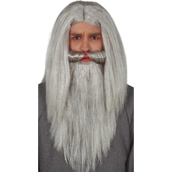 Peluca Gandalf el Gris para adultos