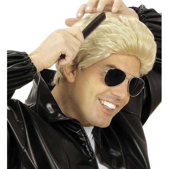 Peluca Grease Rubia de Chico Malo .