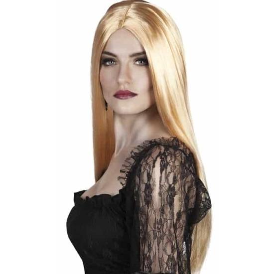 Peluca Melenas Rubias Económica