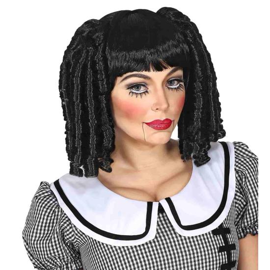 Peluca Muñeca con Coletas