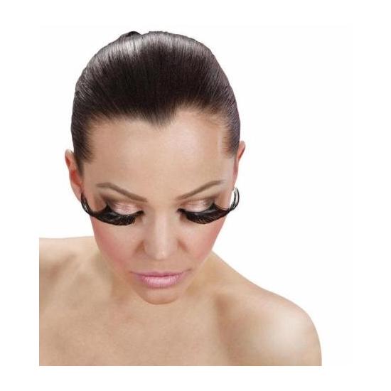 Pestañas maxi largas color negras.