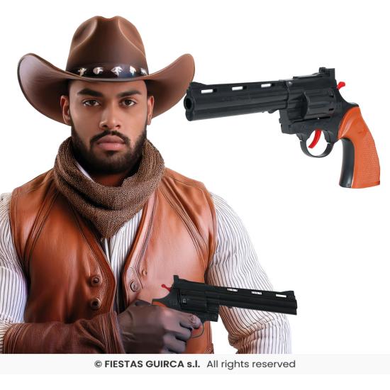 Pistola Magnum para disfraces Cowboy