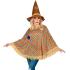 Poncho Espantapájaros con Sombrero – Disfraz de Halloween y Carnaval