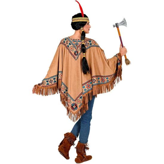 Poncho Indio con Flecos